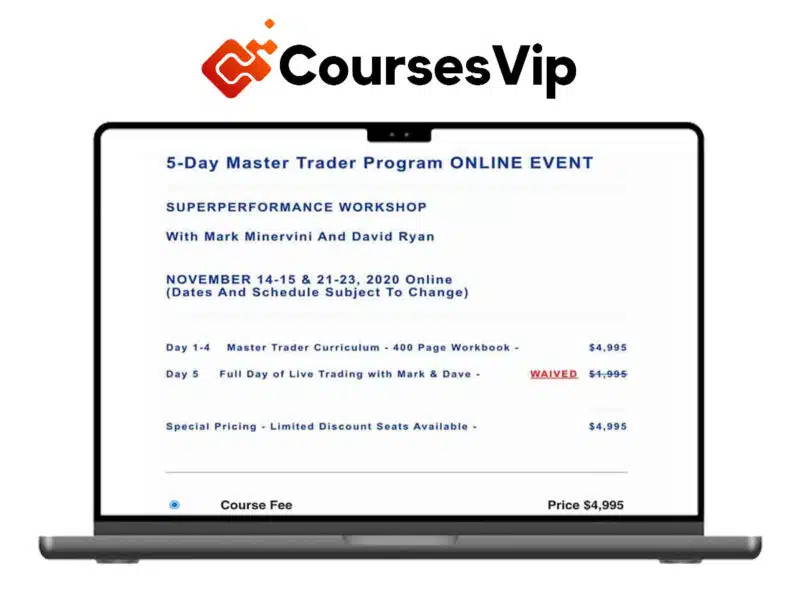 Mark Minervini – 5-Day Master Trader Program ONLINE EVENT