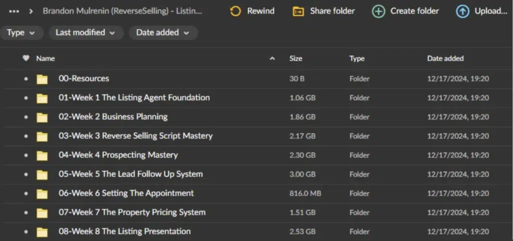 Brandon Mulrenin (ReverseSelling) – Listing Agent Certification Download