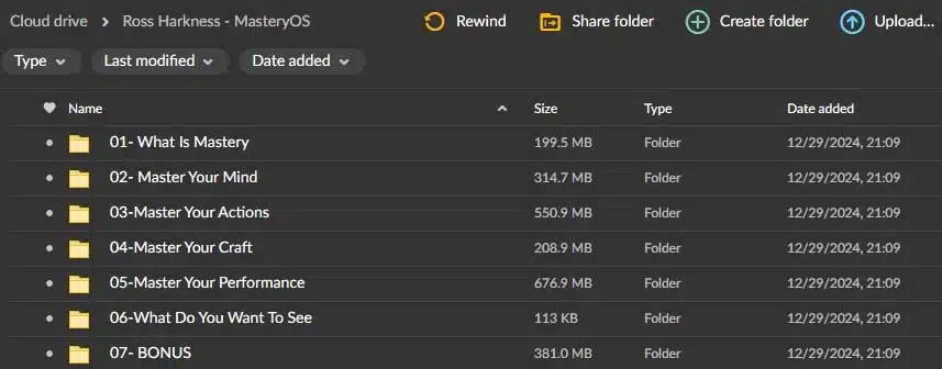 Ross Harkness – MasteryOS Download