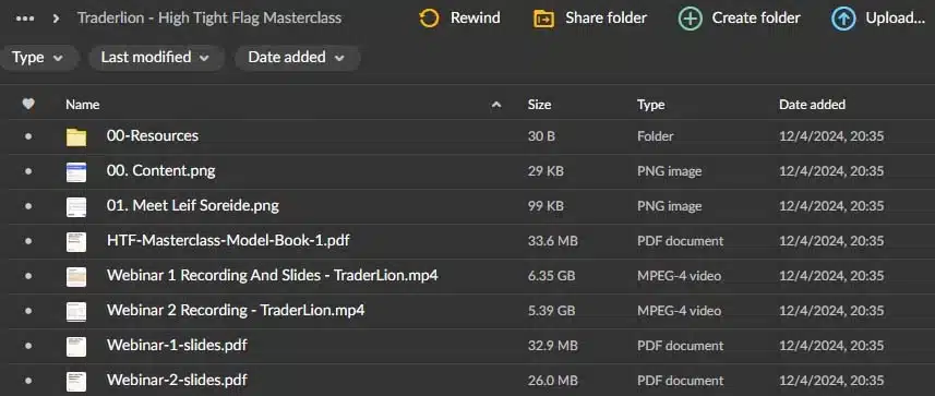 Traderlion – High Tight Flag Masterclass Download