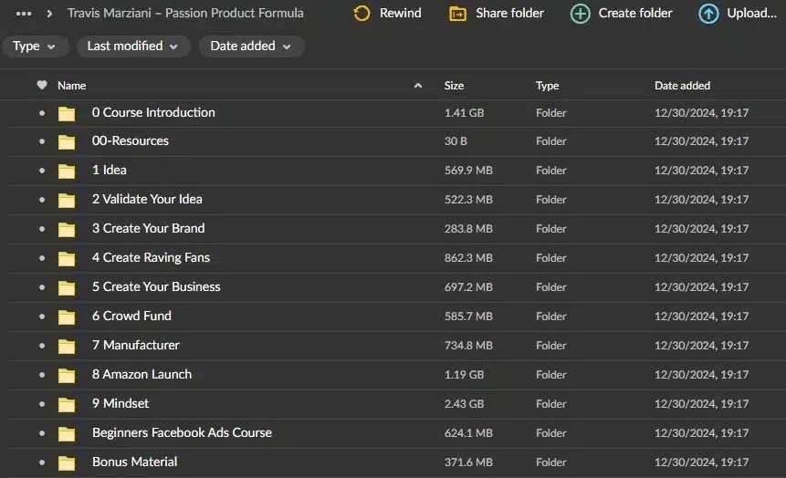 Travis Marziani – Passion Product Formula