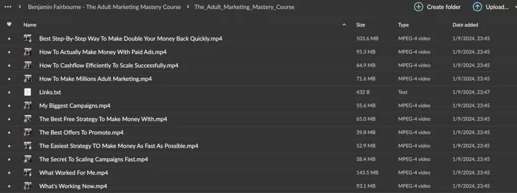 Benjamin Fairbourne – The Adult Marketing Mastery