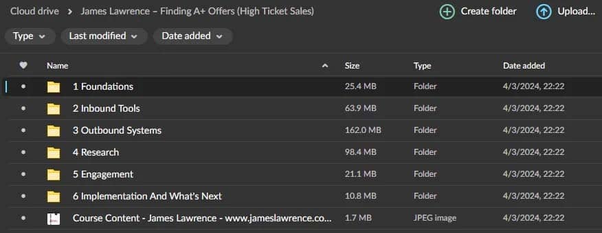 James Lawrence – Finding A+ Offers (High Ticket Sales)