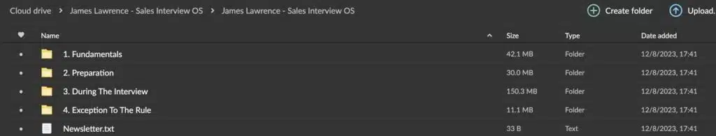 James Lawrence – Sales Interview OS Download