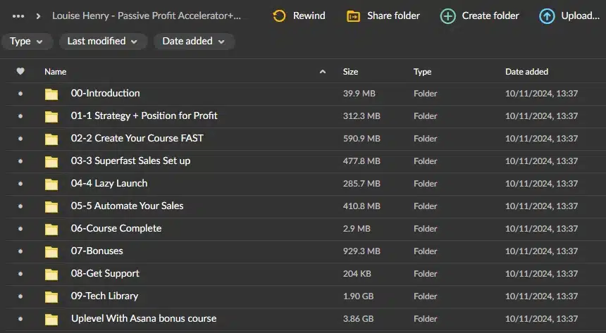 Louise Henry – Passive Profit Accelerator+Uplevel With Asana