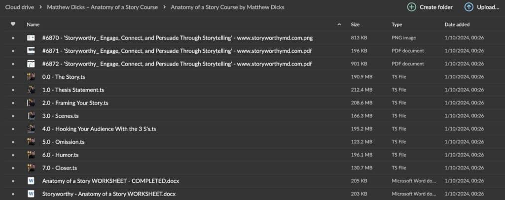 Matthew Dicks – Anatomy of a Story Course