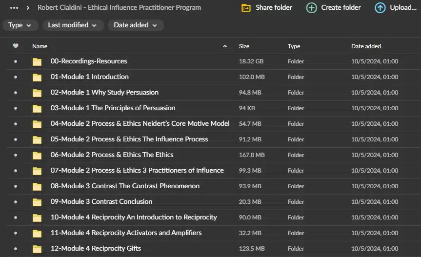 Robert Cialdini – Ethical Influence Practitioner Program