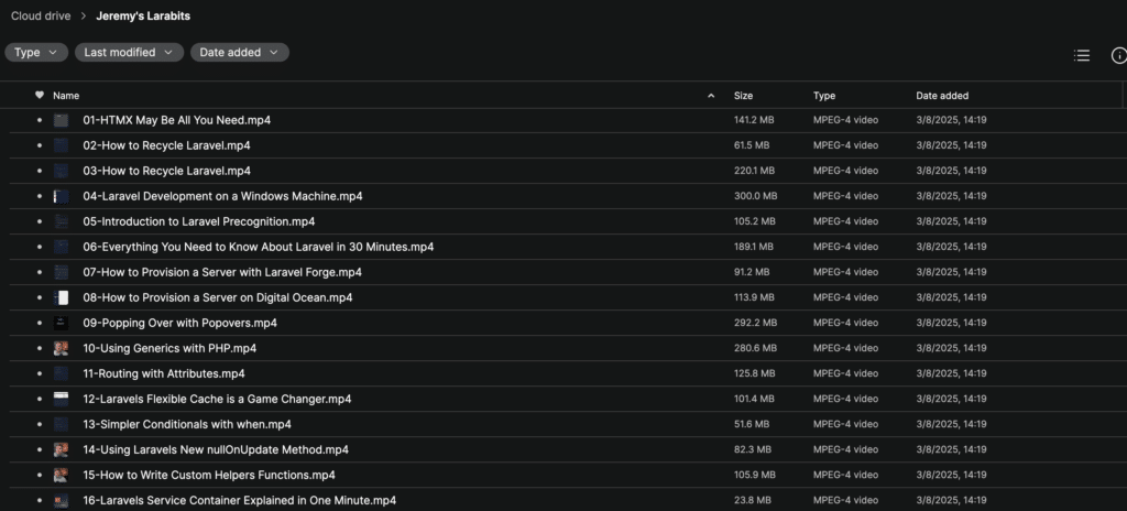 Laracasts – Jeremy's Larabits
