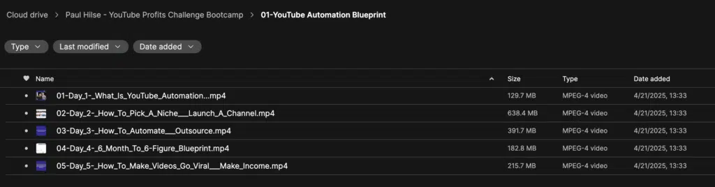 Paul Hilse – YouTube Profits Challenge Bootcamp