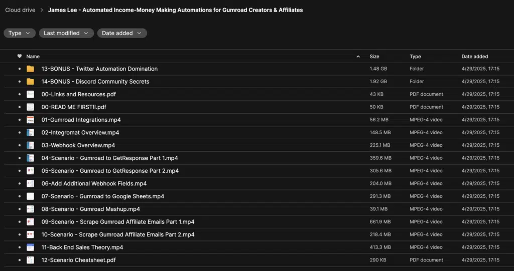 James Lee – Automated Income-Money Making Automations for Gumroad Creators & Affiliates