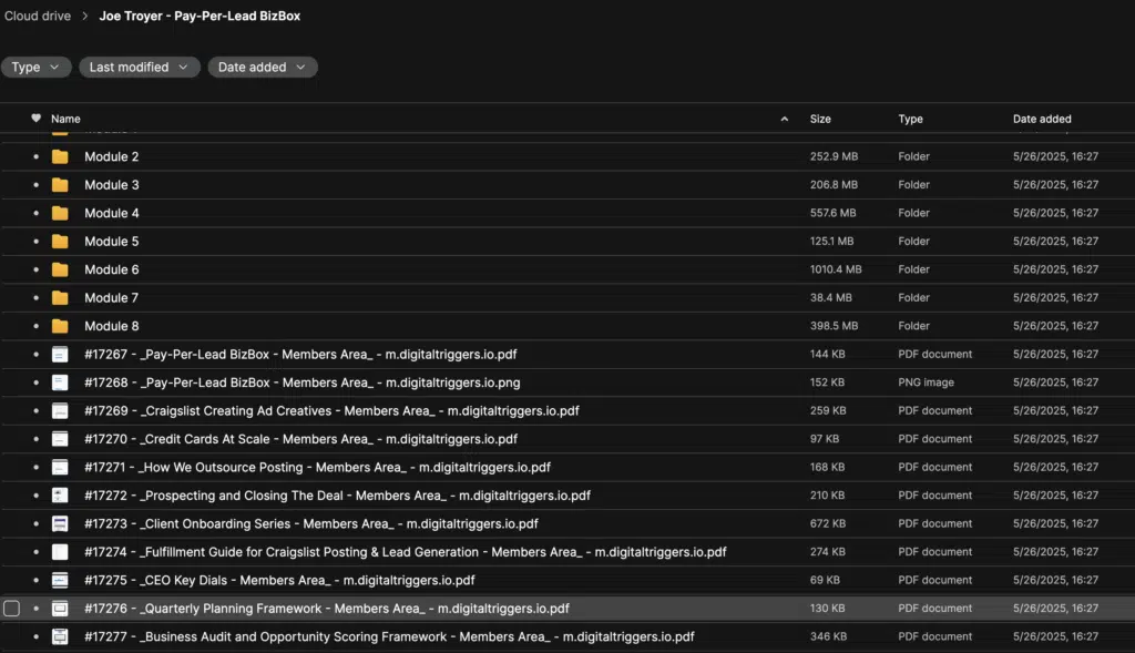 Joe Troyer – Pay-Per-Lead BizBox